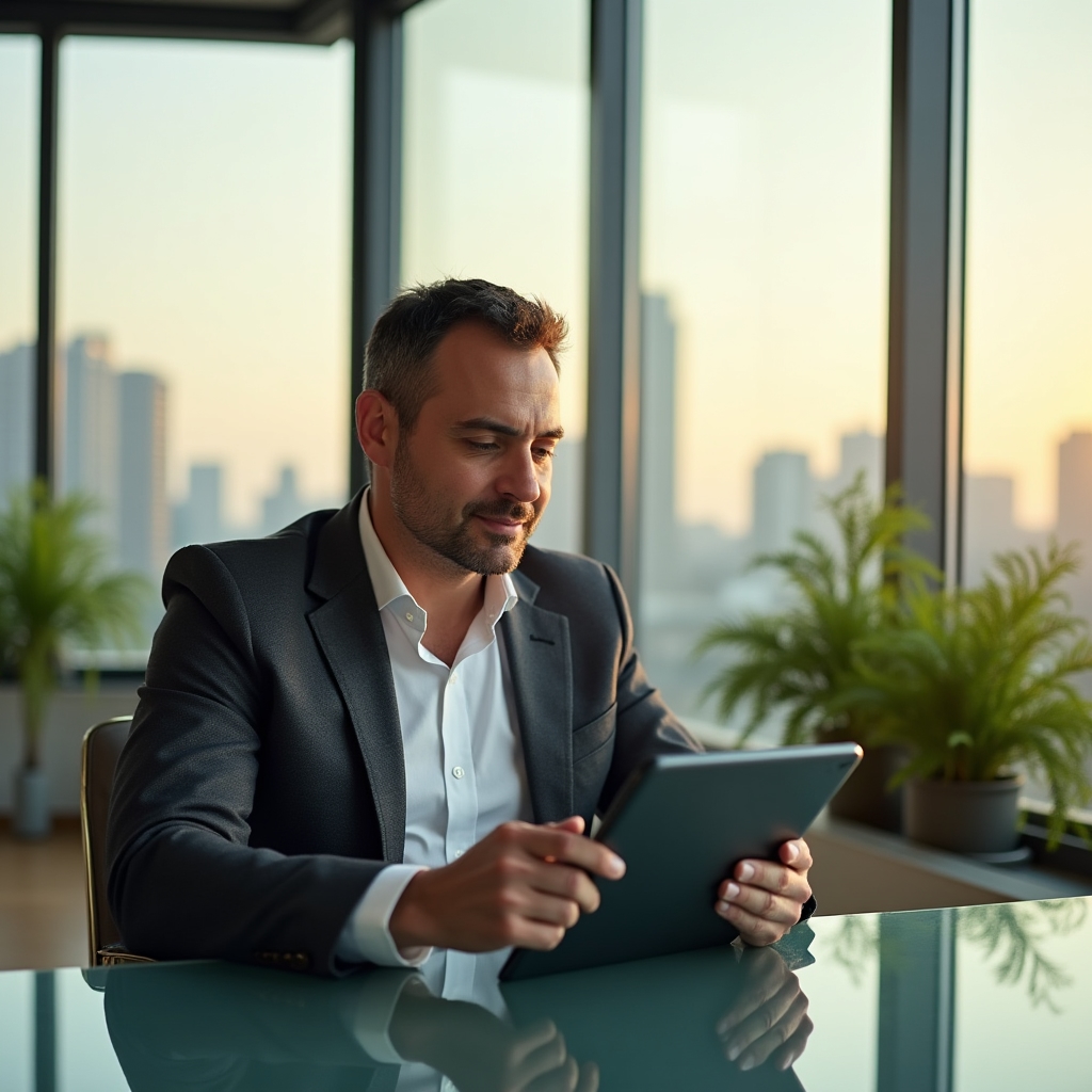 Руководитель торговой сети за анализом данных